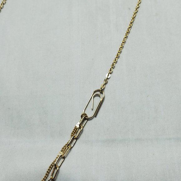French Connection double layer gold chain - Picture 4 of 7